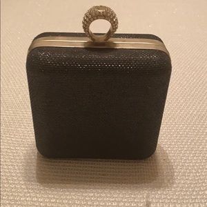 Black shimmery dressy purse